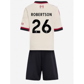 Liverpool Andrew Robertson #26 Bortaställ Barn 2025-26 Kortärmad (+ Korta byxor)
